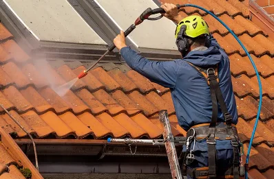 Démoussage et hydrofuge de toiture à Samazan